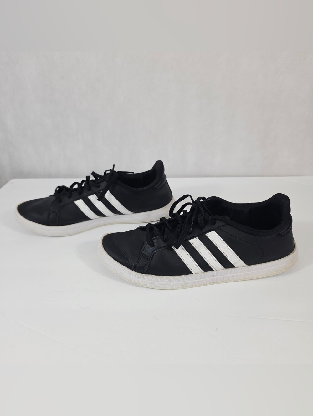 Adidas Black Courtpoint sneakers